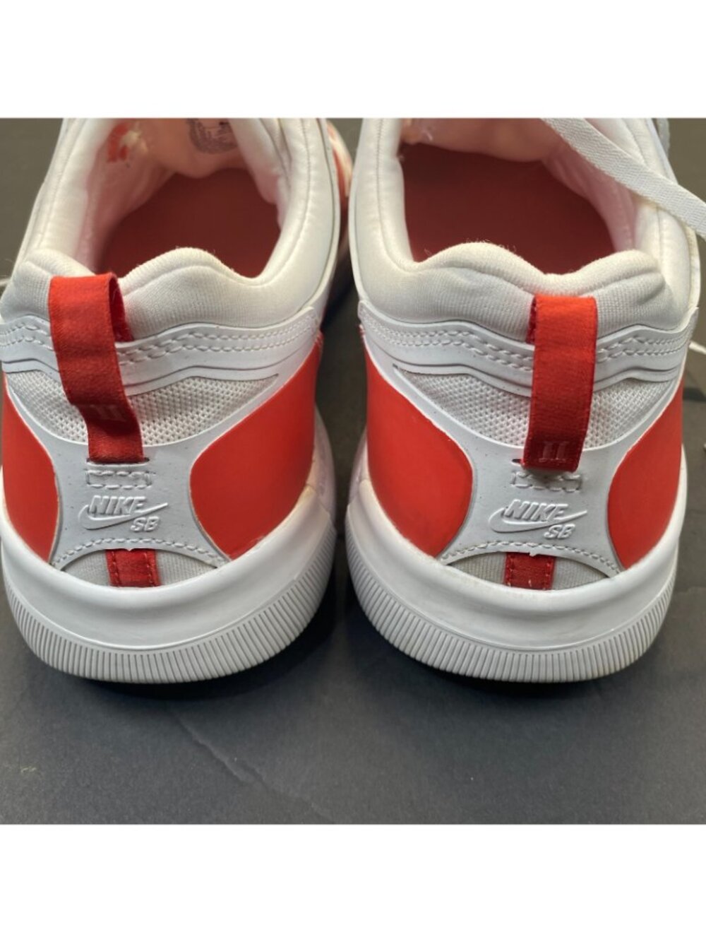 Nike Mens SB Nyjah Free 2 BV2078-600 White Running Shoes Sneakers Skate 10.5 - Picture 10 of 10